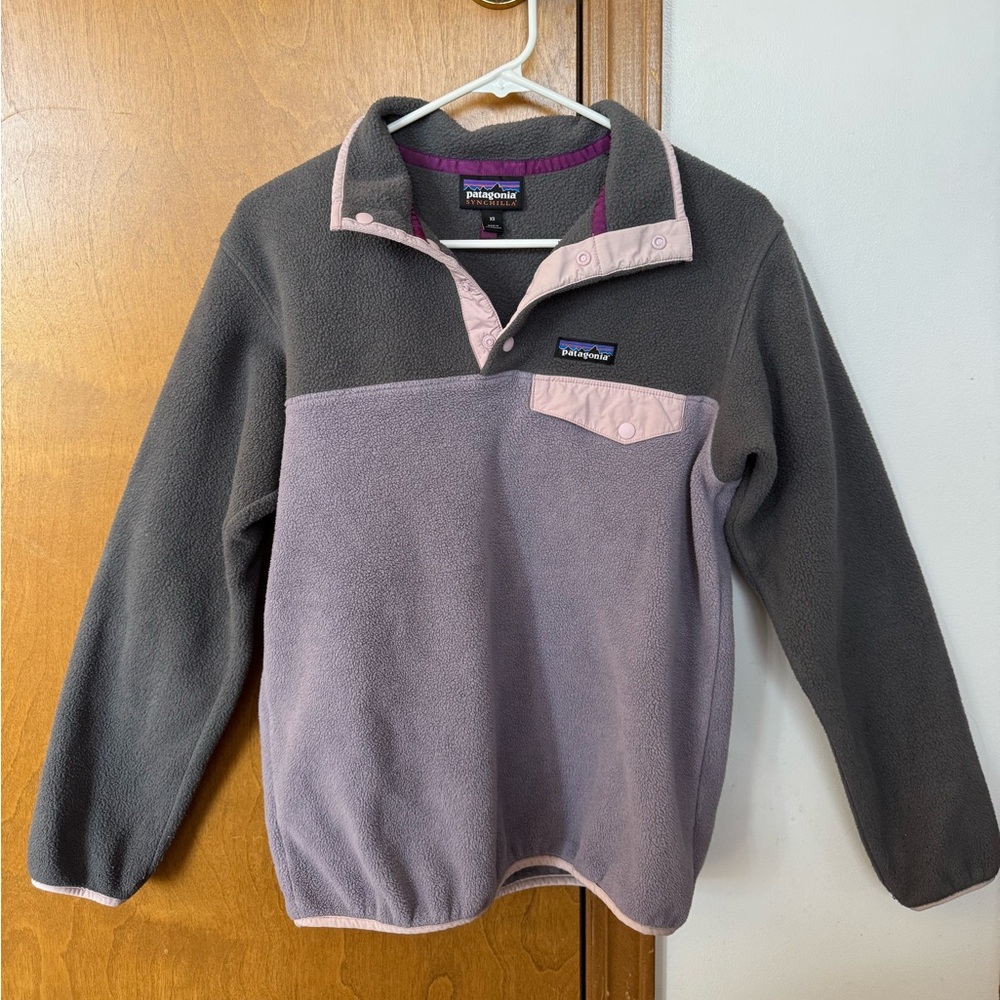 Patagonia Button Fleece Sweater Pullover